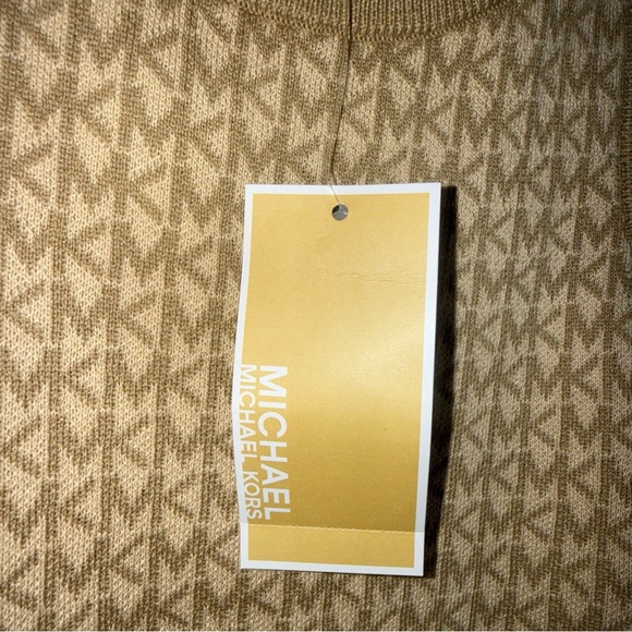 Michael Kors Brown MK Patterned Knit Vest - Picture 6 of 6